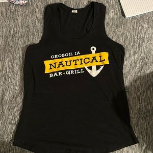 Okoboji Iowa Nautical tank top